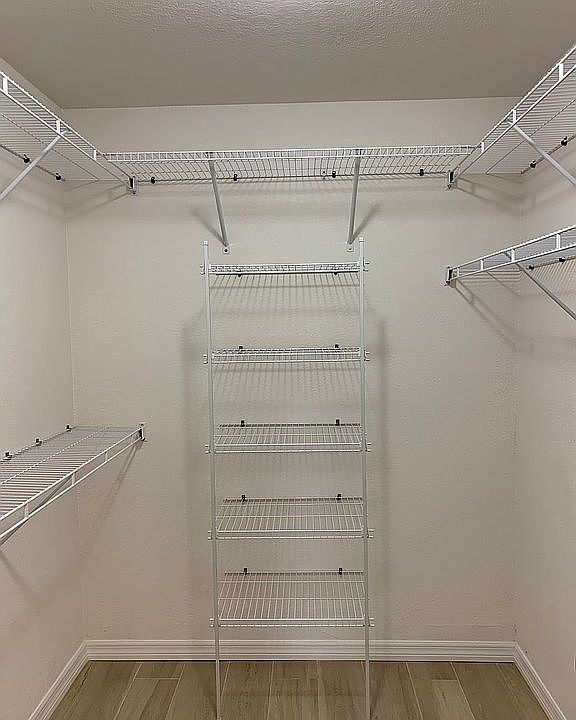 Master walk-in closet