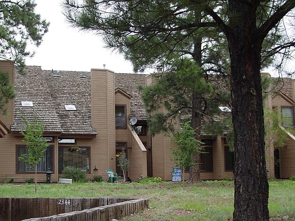 Front of townhome complex