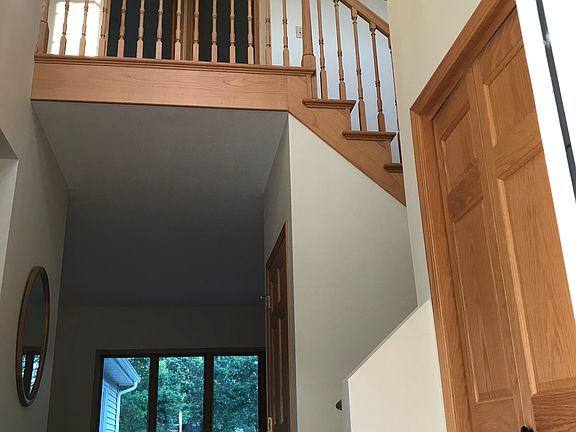 Walking in front door