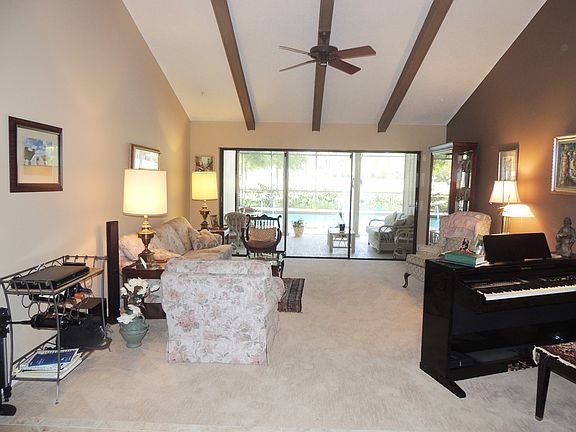 Living Room Golf Course View