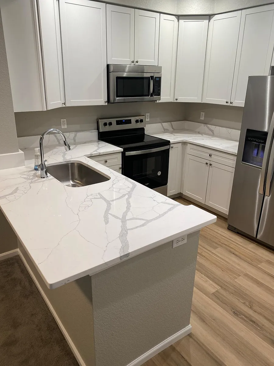 Another view - look at the Quartz countertops - 11238 Osage Cir #D