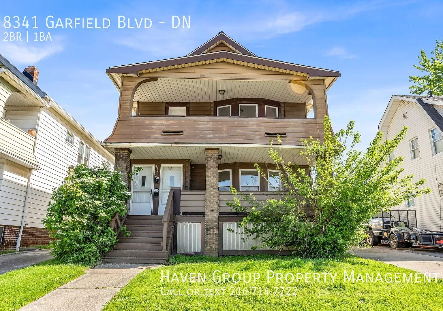 8341 Garfield Blvd | DN, Garfield Heights, OH 44125 - Spacious 2-bed 1-bath multi-family home! — Photo 1