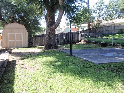 Fenced Backyard