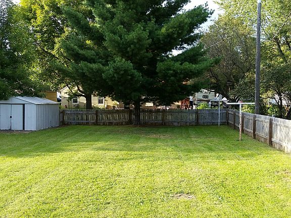 large fenced in yard