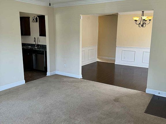 living room and dining room
