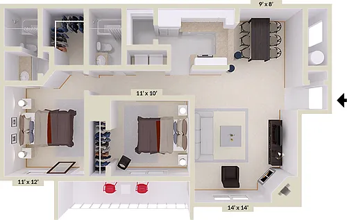 Floor plan Dogwood