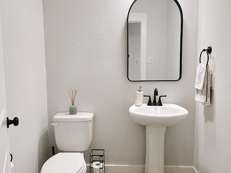 Downstairs powder bath