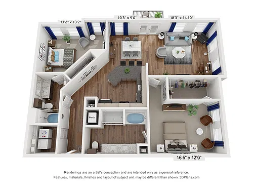 Floor plan B7