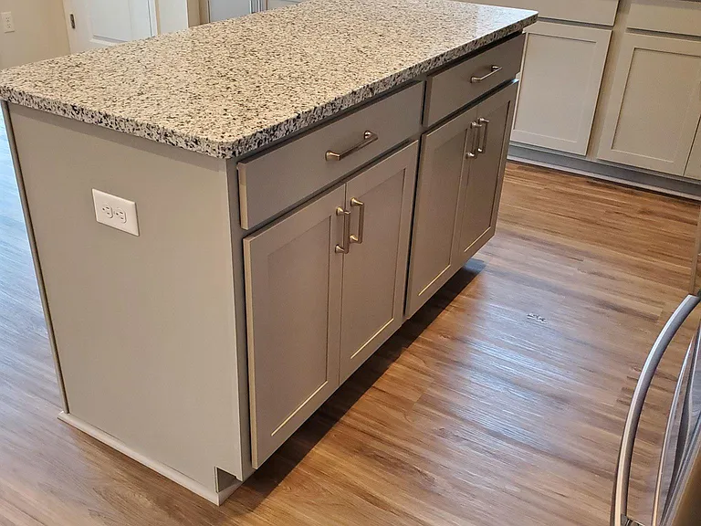 Kitchen island with extra storage