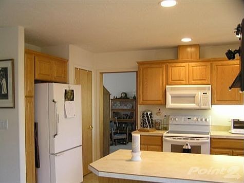 Large kitchen with pantry