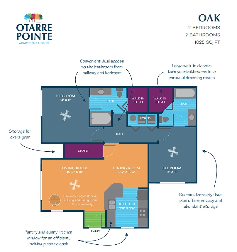 Floor plan Oak