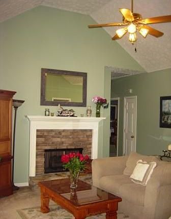 Great room with Cathedral Ceiling.