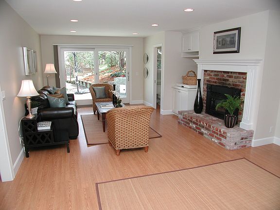 Family room with 2nd fireplace