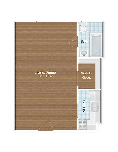 Floor plan Studio