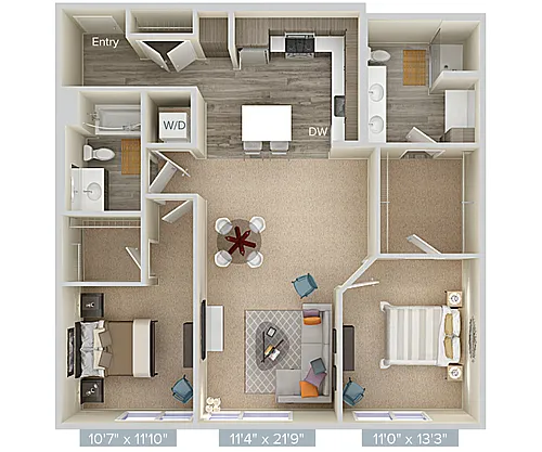 Floor plan B10-1195