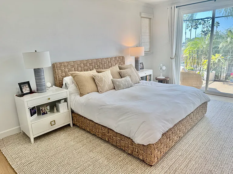 Primary bedroom retreat with all new furnishings, king size bed, walk in closest and en suite bathroom!