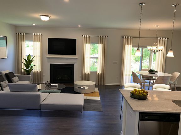 Potential furniture layout for open concept living room