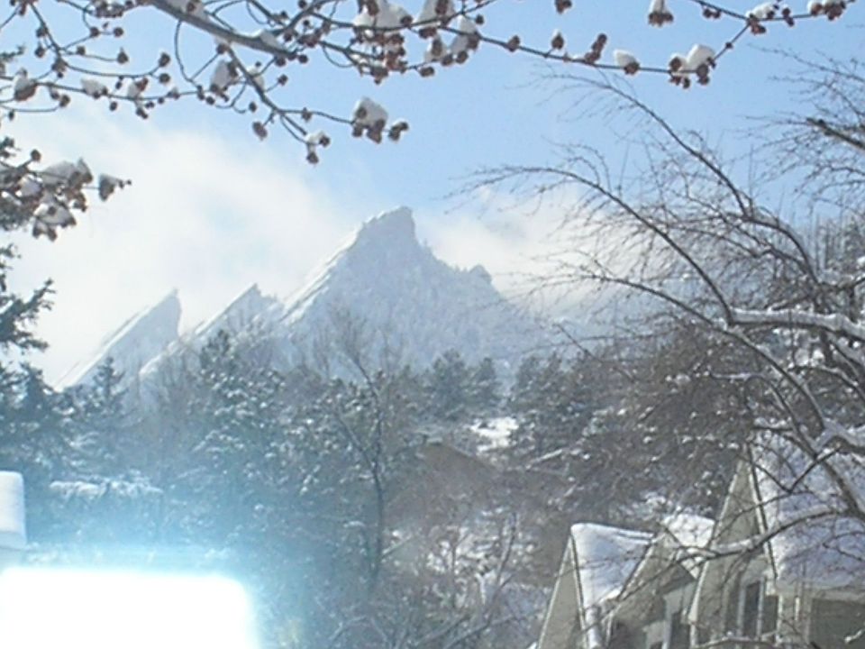 View of Flatirons 
