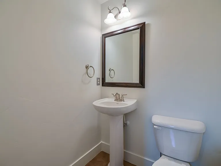 1/2 bath on main floor