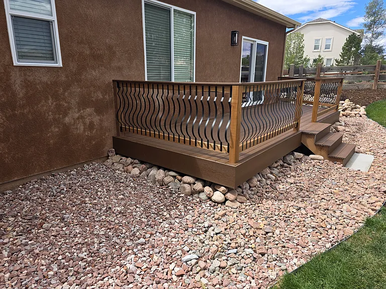 Deck - left side