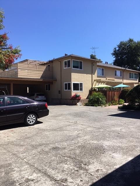 upstairs unit with patio