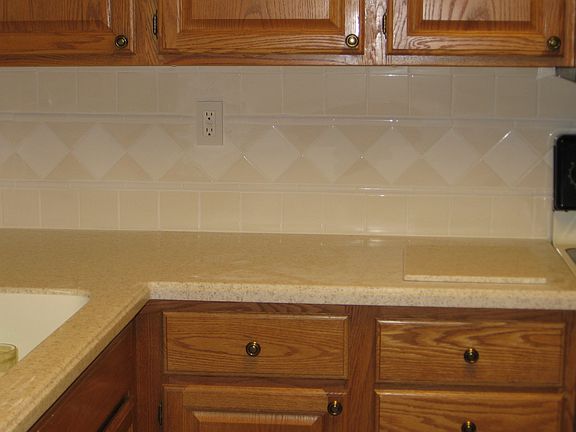 Kitchen with Tile Backsplash