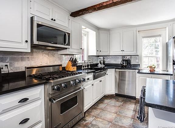 This kitchen has high end a...
