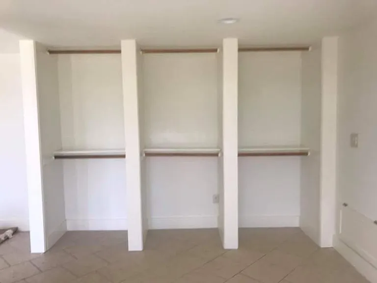 Closet in bedroom