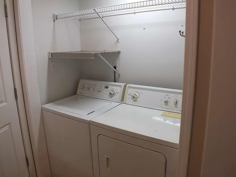 Washer/Dryer Main Bathroom