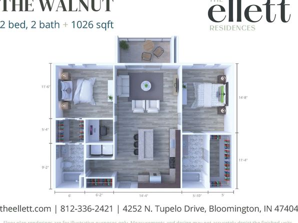 The Ellett | 4252 N Tupelo Dr, Bloomington, IN