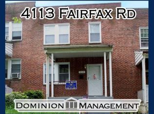 4113 Fairfax Rd, Baltimore, MD 21216