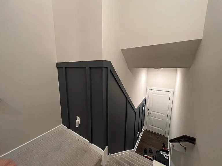 Garage door entrance