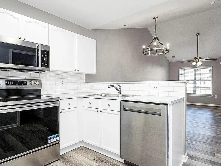 Kitchen with all new appliances