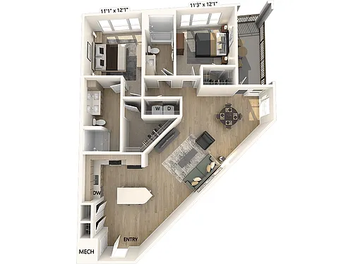 Floor plan B8-1302sf