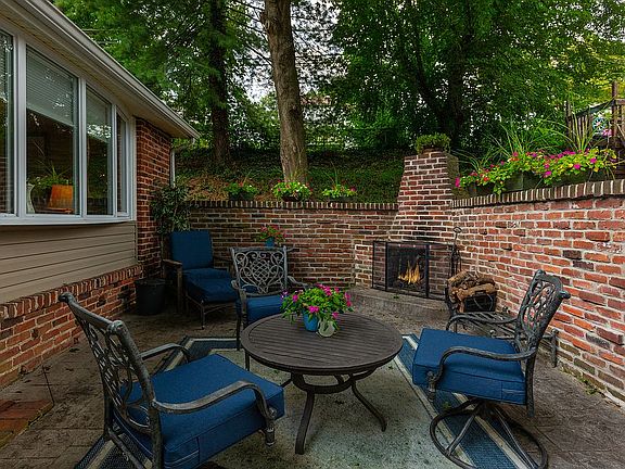 Patio / built in fireplace