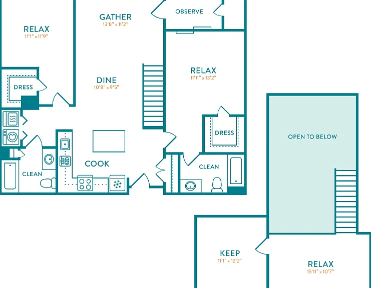 Fayerweather Loft Floorplan Diagram