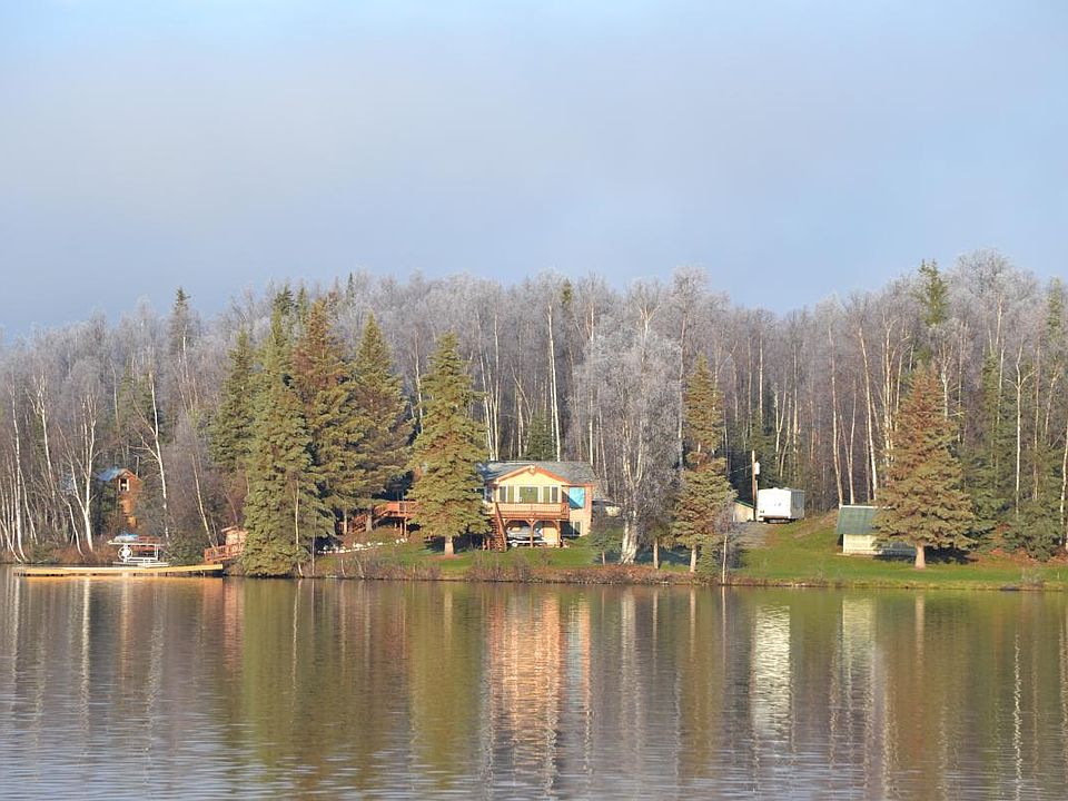 Summer view of house from South shore.