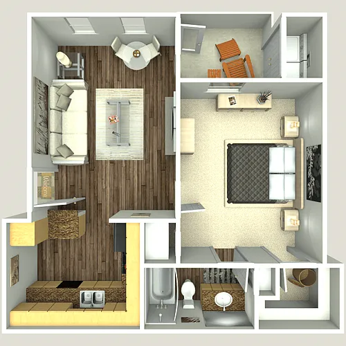 Floor plan A1e