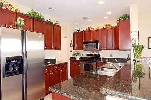 Kitchen with granite counter tops