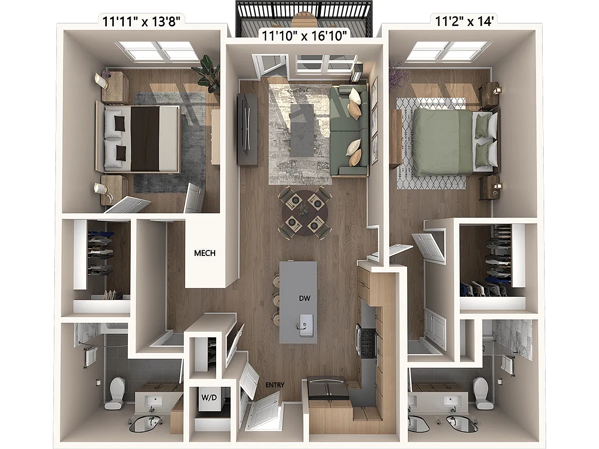 Floor plan B2m4-Signature