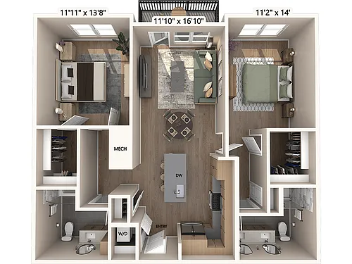 Floor plan B2m4-Signature