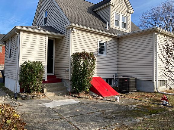 Back entrance with back patio