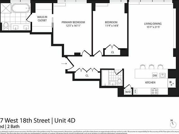 2nd image of 447 W 18th St APT 4D