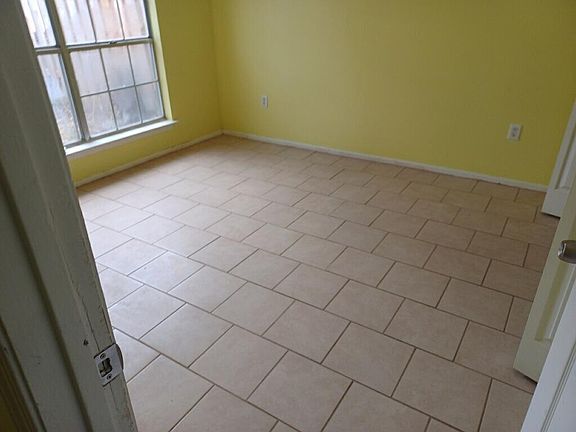 Bedroom with new flooring