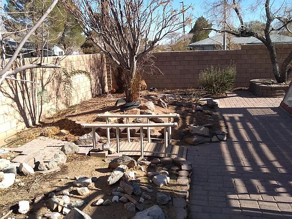 Northeast corner of lot