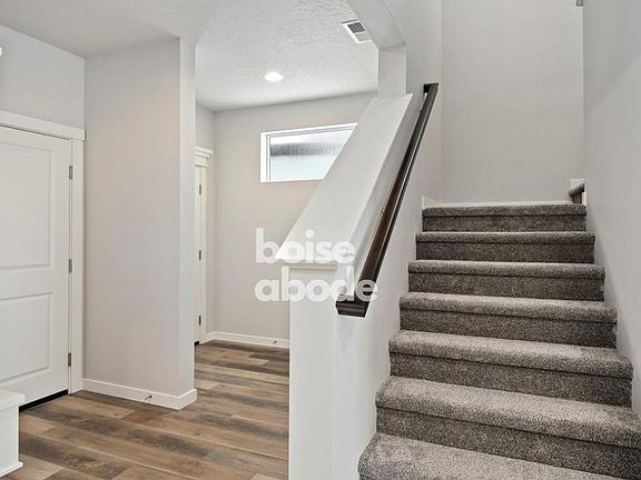 The stairway to the upstairs.