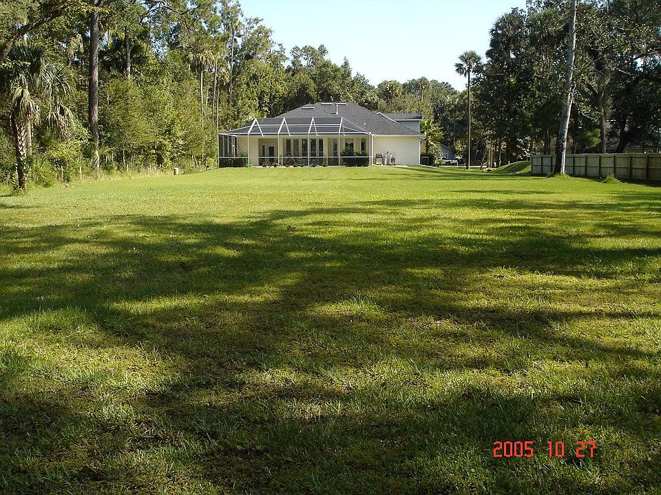 Large backyard