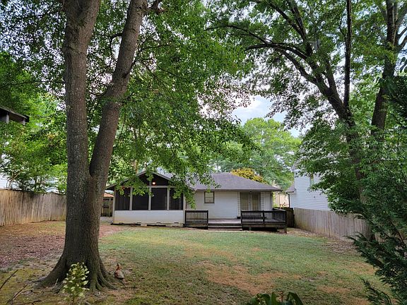 Huge fenced in backyard