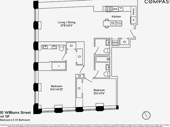 2nd image of 130 William St #15F