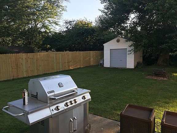 Backyard facing South